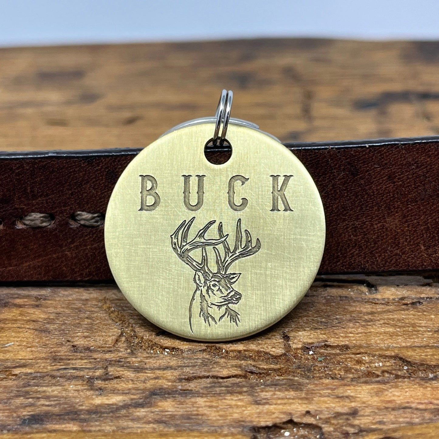 Buck Hunters Dog Tag