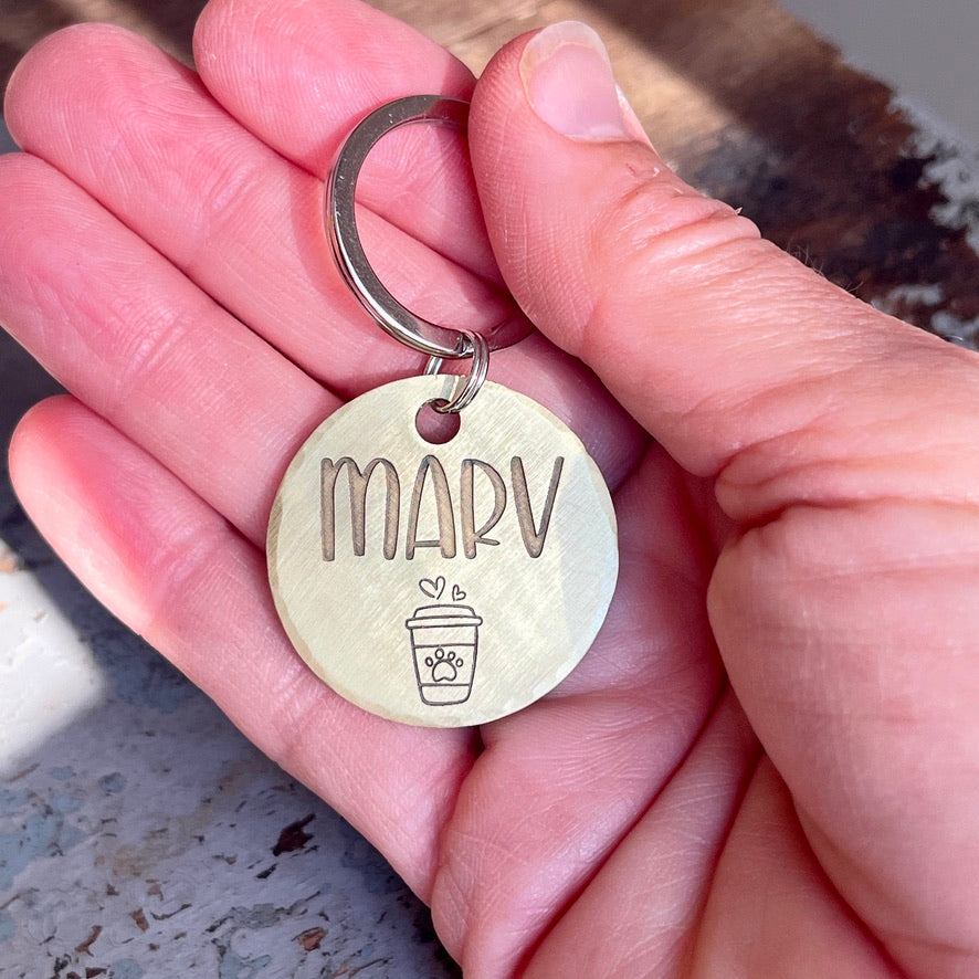 Dog Tag for Coffee Lovers