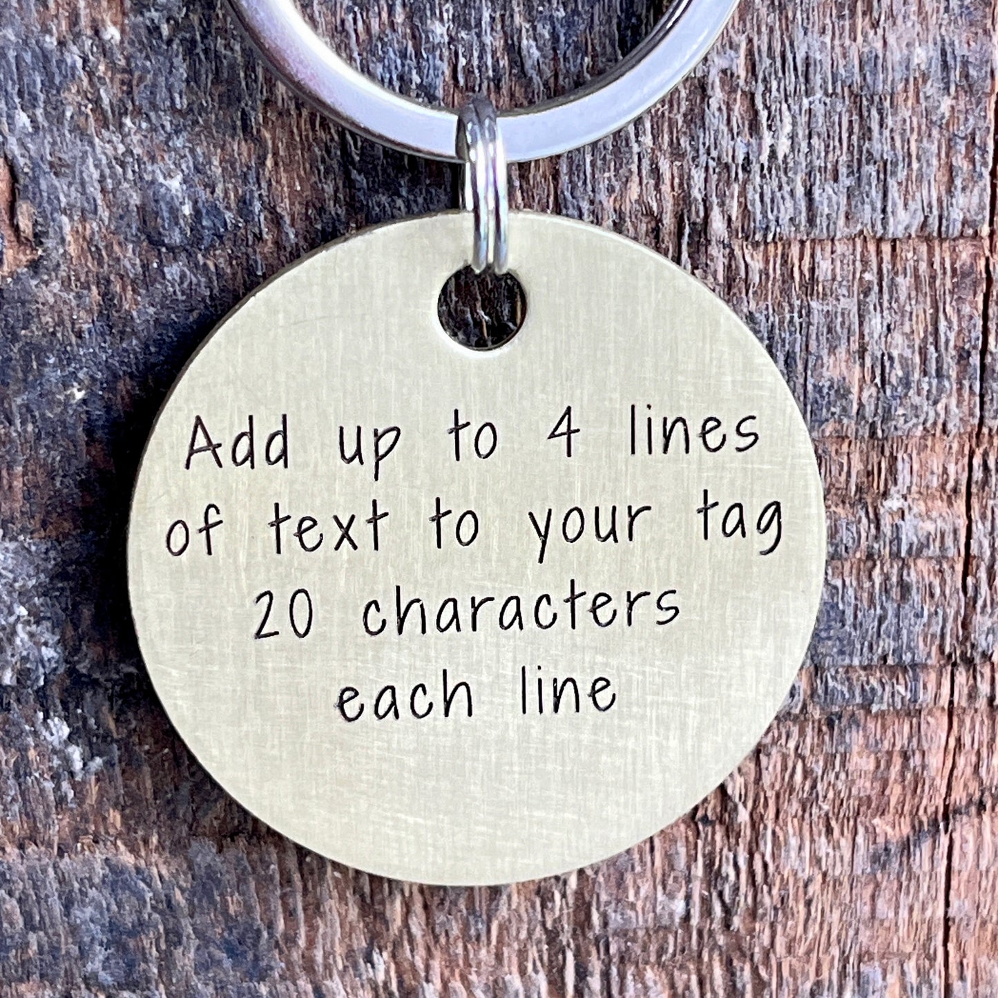 Wildflower Dog Tag