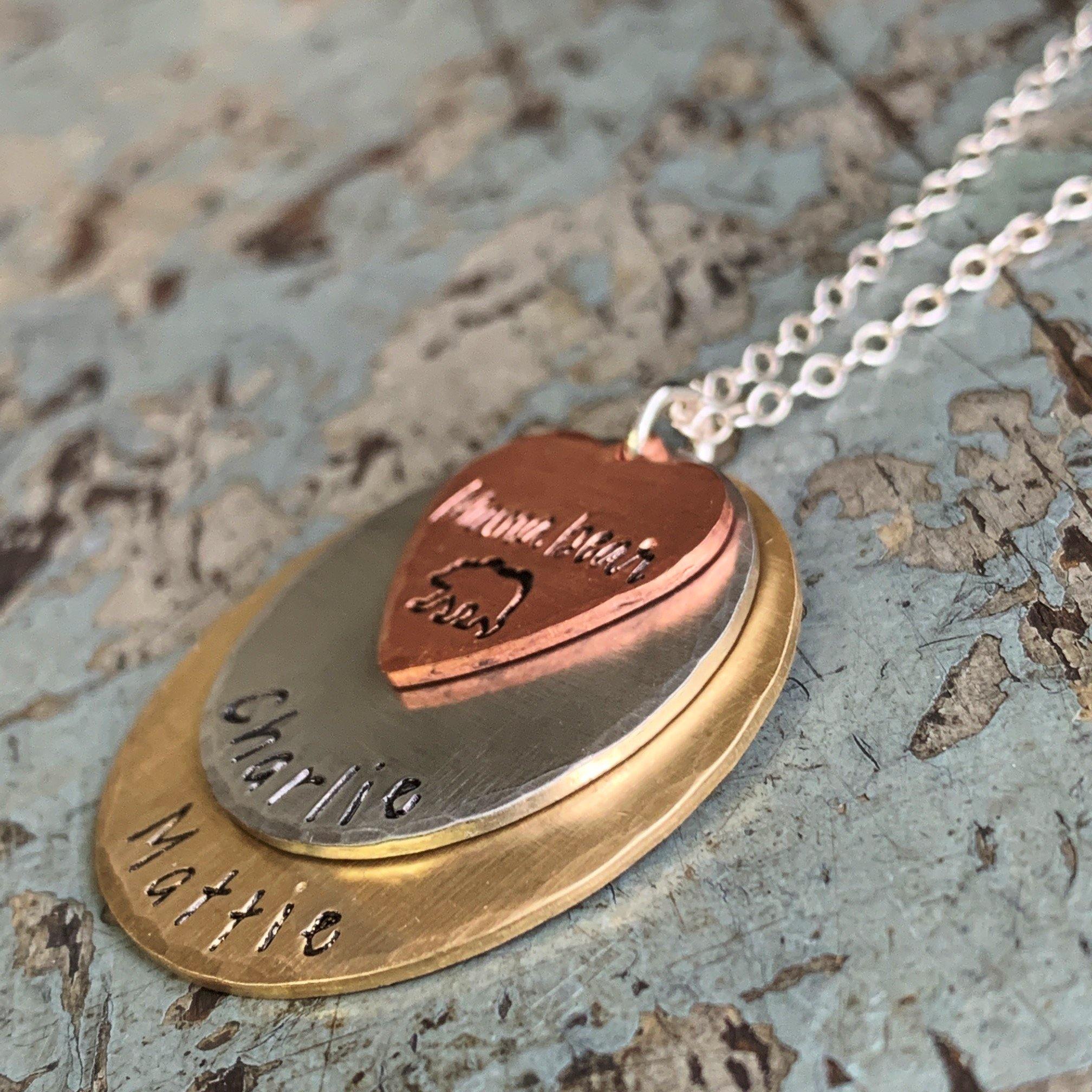 Personalized 2024 mom necklace